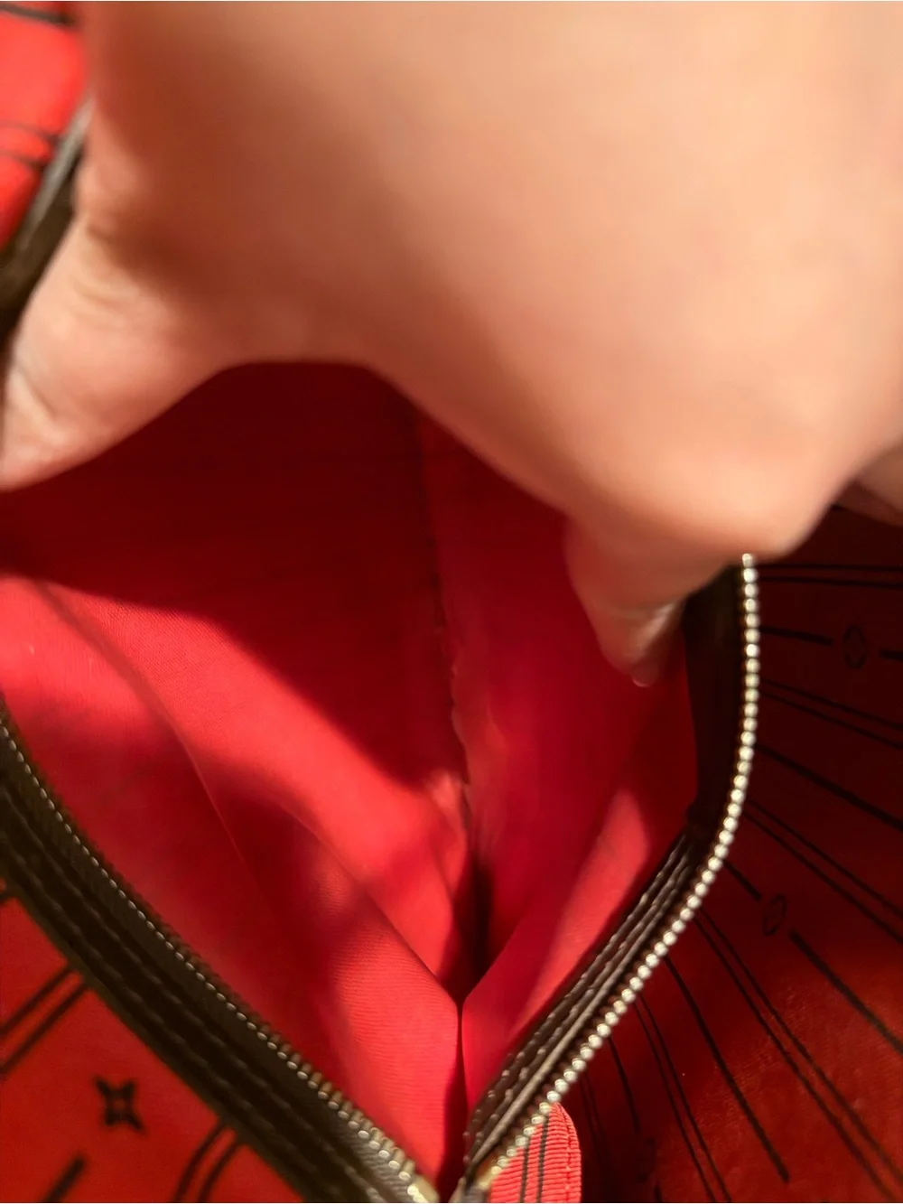 Louis Vuitton Neverfull MM tote bag in Damier Ebène Canvas G11122